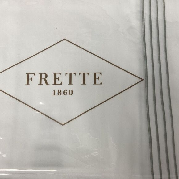Frette H. C. Cruise Sheets Set. Color: White/Celadon Green (Stripes) - Picture 1 of 7